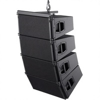 Speaker Line Array Profesional Berdaya Tinggi Jangkauan Jauh untuk Konferensi, Pertunjukan Panggung Luar Ruangan Skala Besar, dan Audio Profesional