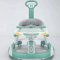 Chaise de marche musicale pour bébé en plastique de haute qualité, jouet d'apprentissage pour enfants, cadre en alliage d'aluminium, capacité de charge de 20 kg