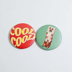 Hadiah Promosi 58mm OEM piring kaleng pembuka botol bir dengan Logo kustom tombol lencana kulkas magnet suvenir pesta - Product Image 6