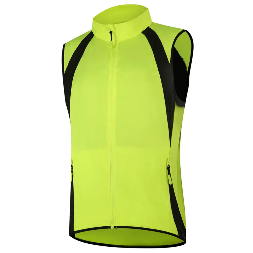 Hostaron Oem Bergbeklimmen Wandelgilet Outdoor Sport Shirts Heren Rijvest Winddichte Fietskleding