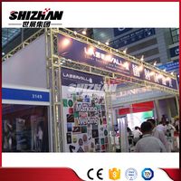 Sistema de exhibición de armadura de aluminio modular, ligero, plegable y portátil, certificado TUV para uso en escenarios y ferias comerciales