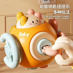 <b>Baby</b> Busy Ball 6-Sided <b>Activity</b> <b>Cube</b> For Infants And Toddlers Plastic Educational Toy With Grasping Features - Product Image 4
