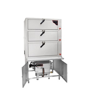 Hải Sản 3 Cửa Hấp Tủ Súp Hấp Rau Gạo Vành Đai Khí Được Xây Dựng Trong Động Cơ Hơi Nước - Product Image 2