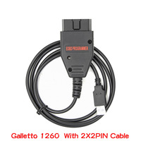 Cable de Reprogramación Galletto 1260 EOBD2/OBD2 Más Vendido con Chip FT232RQ, 1 Año de Garantía, Compatible con la Mayoría de los Autos