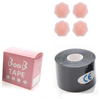 Offre Spéciale imperméable utilisé pour soulever la poitrine Sports Body Tape Boob Cover Tape Bra Set