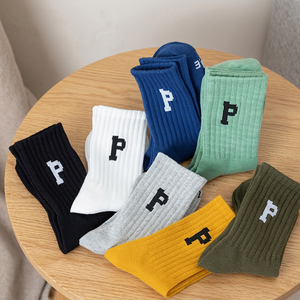 Taiwan Made 100% Cotton Durable Ankle Sports <b>Socks</b> With Thickened Toe & Elastic Ribbed Top - Product Image 1