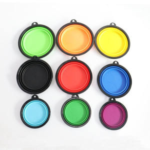 Ciotola di cibo per cani in Silicone pieghevole in gomma personalizzata con coperchio fornitore di porcellana prodotti in plastica pieghevole per animali domestici ciotola da viaggio - Product Image 3