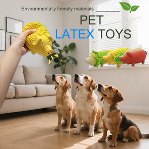 ของเล่นที่ทำจากยางสำหรับกัดแทะรูปหมูข้าวโพดหัวกระหล่ำปลี - Product Image 3