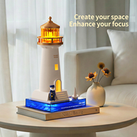 Lampe de nuit LED, phare, télécommande/détecteur de présence humaine, lampe de projection de lumière lunaire, lampe de bureau