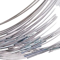 Hochwertiger Verzinkter 5mm Durchmesser Flachfedern-Stahldraht Hochkohlenstoffstahl POP-Zelt Maßgeschnittene Verpackung