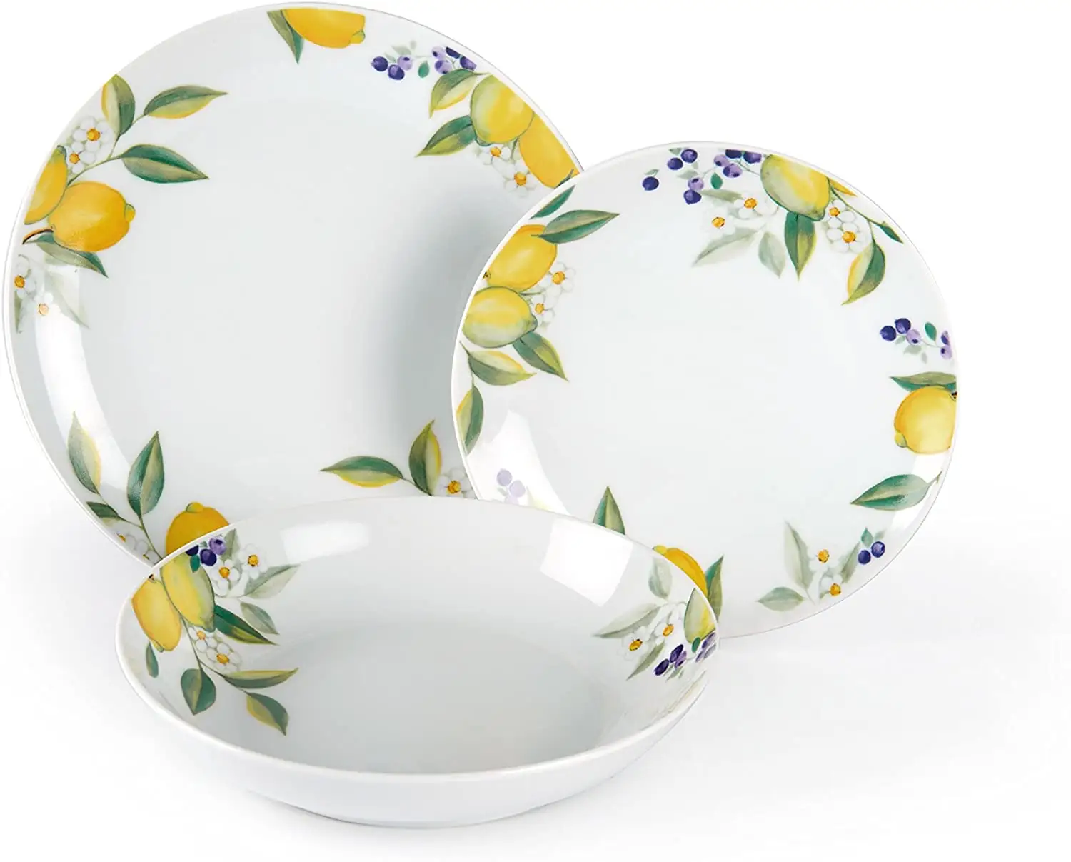Lemon dinner plates ceramic fine china dinnerware