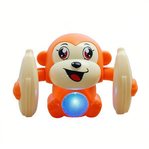 Giocattolo musicale a forma di scimmia con luci per neonati da 0 a 24 mesi, giocattolo unisex in plastica - Product Image 1