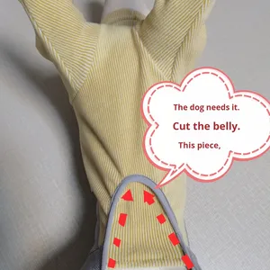 थोड़ा इतालवी ग्रेहाउंड व्हिपपेट वसंत सुपर नरम डबल-पक्षीय फ्लेक्स स्ट्रिप्स पेट-लपेटने वाले चार पैरों वाले बेस शर्ट के कपड़े - Product Image 5