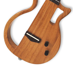 <span class=keywords><strong>Ukelele</strong></span> Eléctrico de Madera Maciza de Caoba de 23 Pulgadas, Kit de <span class=keywords><strong>Ukelele</strong></span> con Funda, Audio de 6.35 mm - Product Image 2