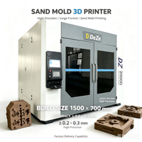 Imprimante 3D industrielle à jet de liant AXIOM3D DZ1500, 1500x1200x700mm, haute efficacité, production automatique de moules de fonderie