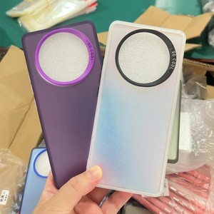 Custodia di lusso Laser Aurora opaca IMD per <span class=keywords><strong>Realme</strong></span> 14 PRO PLUS C75 C11 C63 C65 C67 GT5 Pro C17 C31 C53 custodia posteriore - Product Image 1