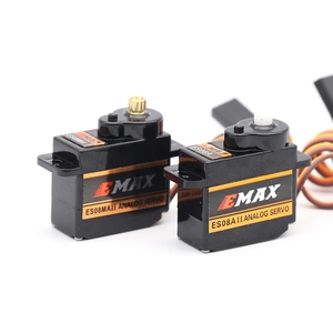 Servo Mini Metálico de Alta Sensibilidad EMAX 8g Original ES08A II, Servo Analógico para Avión y Helicóptero RC ES08MA - Product Image 6