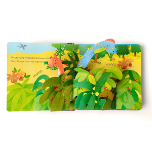 Animaux personnalisés Dionsaurs Livres 3D pour enfants Livres éducatifs pour bébés Impression de livres Pop Up à couverture rigide découpée - Product Image 4