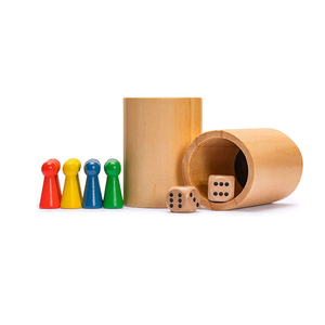 Factory Suppliers High Quality <strong>Ludo</strong> <strong>Board</strong> Game Classic Houten <strong>Ludo</strong> Wooden Chess <strong>Board</strong> and Pieces Gaming Table Set - Product Image 6