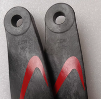 Pales d'hélice en carbone haute performance pour hélices P150 Aftermarket CW/CCW avec joints noirs pour drones agricoles