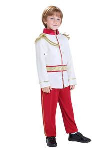 Kids Fairy Tale Costume Boys Royal Prince Cosplay Outfit Halloween Stage Performance Party Uniform - Product Image 4