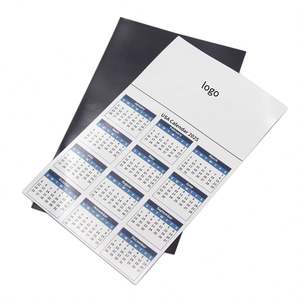 Aimant de réfrigérateur personnalisé avec calendrier, aimant souvenir, aimant porte-cartes de visite avec calendrier, fabrication OEM - Product Image 1
