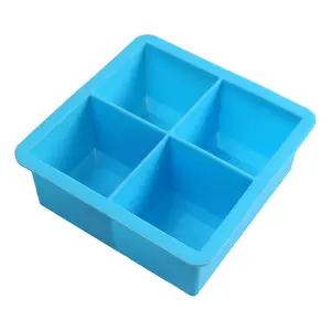 Plateaux de livraison rapide Plateaux de cube de bâton de glace flexibles sans Bpa Moules à glaçons en silicone de qualité alimentaire avec couvercle