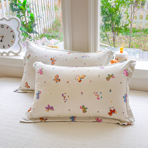 Parure de lit d'été à imprimé poney mignon - Literie douce en gaze double couche <span class=keywords><strong>pour</strong></span> enfants, couette respirante et légère - Product Image 5