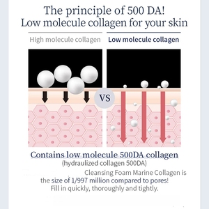 150ml Collagen làm sạch bọt nhẹ nhàng làm sạch sâu Hàn Quốc Sữa rửa mặt rửa với thủy phân collagen & glycerin - Product Image 4