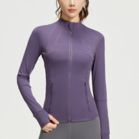 Haut de yoga léger personnalisé le plus vendu pour femme, en Spandex/Polyester respirant, extensible dans les quatre sens, idéal pour la course et l'entraînement
