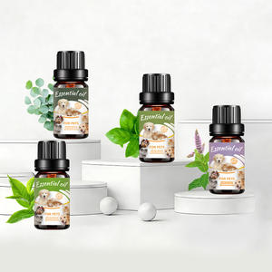 Huile de massage pour animaux de compagnie biologique, OEM personnalisé, ingrédients naturels biologiques, huile essentielle, santé de la peau et du pelage des chiens, désodorisation des animaux de compagnie - Product Image 1