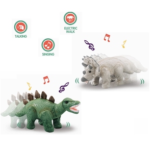 <span class=keywords><strong>Robot</strong></span> de juguete de dinosaurio de peluche con <span class=keywords><strong>control</strong></span> remoto, juguete con animación de sonido ligero - Product Image 2