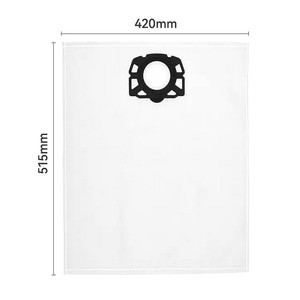 Sacs filtrants en polaire pour aspirateur Karchers WD4 WD5 <span class=keywords><strong>WD6</strong></span> / Premium MV4 MV5 MV6 WD4000 à WD5999 Accessoires de remplacement - Product Image 3