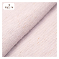 Yeni Gelen 12S Slub İplik %85 Viskon %15 Keten 180gsm 135cm Kumaş Moda Bayan Bluzu Keten Viskon Karışımı Kumaş
