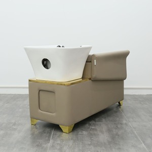 Fauteuil de lavage moderne pour salon de coiffure, lit de spa capillaire sans plomberie, lit de massage Headspa, chaise de lavage au design moderne - Product Image 4