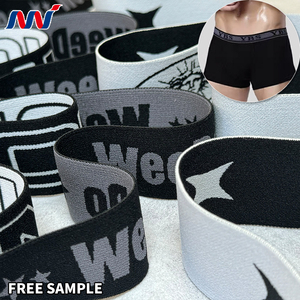 Miễn Phí Mẫu Tùy Chỉnh Đàn Hồi Jacquard Nylon Tập Thể Dục Vải Spandex Vành Đai Sang Trọng Dệt Vải Dây Đeo Cho Đồ Lót Dây Đeo Cổ Tay May - Product Image 1
