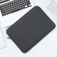 Housse de protection en néoprène noir 35,5 cm x 26 cm, imperméable et antichoc, pour ordinateurs portables et tablettes Android