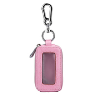 Porte-clés hommes femmes accessoires en cuir fermeture éclair Double couche Mini voiture clé couverture sac taille mode porte-clés