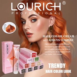 Lourich colore per <span class=keywords><strong>capelli</strong></span> crema 66 colore tonalità alta di colore vibrante senza ammoniaca professionale lunga durata salone tinture per <span class=keywords><strong>capelli</strong></span> OEM - Product Image 1