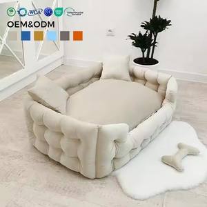 Fabrikpreis Maßgefertigtes Umweltfreundliches Solides Rechteckiges Matratzen-Komfortables Wärmendes Langlebiges Waschbares Wasserdichtes Bouclé-Hundesofa - Product Image 1