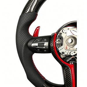 พวงมาลัยคาร์บอนไฟเบอร์น้ำหนักเบา ดีไซน์พิเศษจาก YZ สำหรับรถยนต์ F10 F11 F15 F16 F30 ซีรีส์ 3 ซีรีส์ 5 - Product Image 4