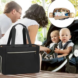 Sac à langer personnalisé avec matelas à langer, sac <span class=keywords><strong>de</strong></span> maman <span class=keywords><strong>pour</strong></span> l'hôpital et les voyages, sac <span class=keywords><strong>pour</strong></span> bébés filles - Product Image 2