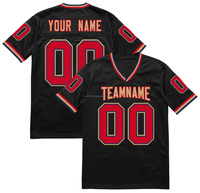 Camisetas de Fútbol Americano y Fútbol Personalizadas de Alta Calidad con Impresión Digital 2026, 100% Poliéster, Cuello Redondo, Unisex