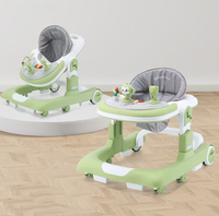 Trotteur pliable 4 en 1 de haute qualité avec musique nouveau design poussette multifonctionnelle pour bébé
