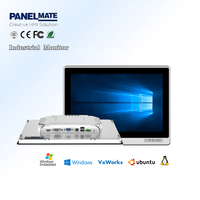 PC industriel tout-en-un 24 pouces FHD Ethercat 1920 1080 16:9 HMI J6412 I3 I5 I7 RAM DDR3 DDR4 HMI PLC Ethercat