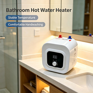 Calentador de Agua Eléctrico de 10L, Mini Calentador de Agua Eléctrico con Pantalla Digital, para Debajo del <span class=keywords><strong>Fregadero</strong></span> de la Cocina - Product Image 6