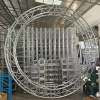 Igracelite - Sistema Modular Portátil de Iluminación para Escenarios, con Estructura Circular Curva de Aluminio Personalizada, para DJ, Bodas, Conciertos y Eventos