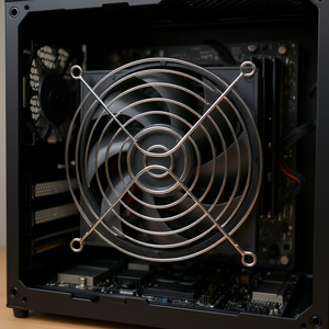 <b>Fan</b> Protection Grille 100X100mm Metal Wire Mesh Guard For <b>Computer</b> <b>Cooling</b> <b>Fans</b> - Product Image 3