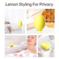 Vibrateur multifonction en forme de citron avec 3 modes de vibration et 10 modes de succion, rechargeable par USB, design compact et silencieux pour femmes