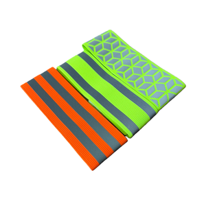 Fascia Riflettente Regolabile per Braccio e Caviglia in Poliestere, Accessorio per Corsa - Product Image 1